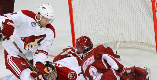 Foto Dinamo Rīga vs Phoenix Coyotes