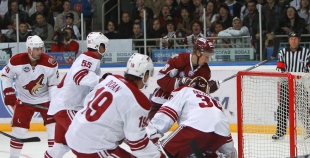 Foto Dinamo Rīga vs Phoenix Coyotes