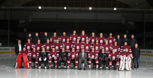 Foto: Latvijas hokeja valstsvienība "Prāga 2015"