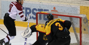 IIHF U20 PČ: Latvija - Vācija 4:1