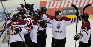 IIHF U20 PČ: Latvija - Vācija 4:1