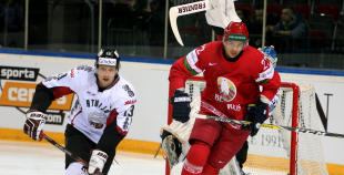EHC: Latvija - Baltkrievija 1:3