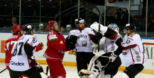 EHC: Latvija - Baltkrievija 1:3