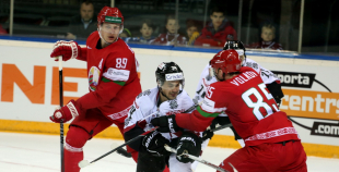 EHC: Latvija - Baltkrievija 1:3