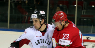 EHC: Latvija - Baltkrievija 1:3