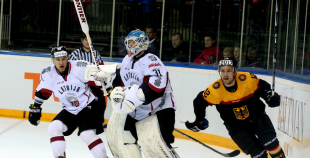 EHC: Latvija - Vācija 3:4