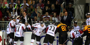 EHC: Latvija - Vācija 4:1