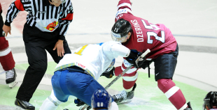 PČ: Latvija - Kazahstāna 2:1