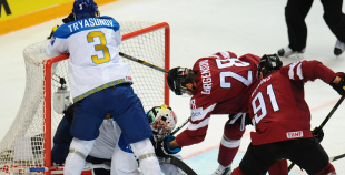 PČ: Latvija - Kazahstāna 2:1