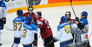 PČ: Latvija - Kazahstāna 2:1