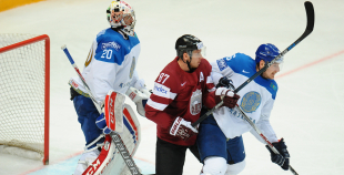 PČ: Latvija - Kazahstāna 2:1