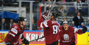 PČ: Latvija - Kazahstāna 2:1