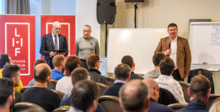 Boba Hārtlija seminārs pulcē 80 trenerus no Latvijas un ārvalstīm