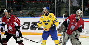 EHC: Latvija - Zviedrija 1:2