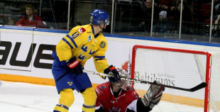 EHC: Latvija - Zviedrija 1:2