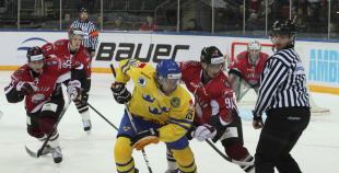 EHC: Latvija - Zviedrija 1:2