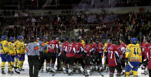 EHC: Latvija - Zviedrija 1:2