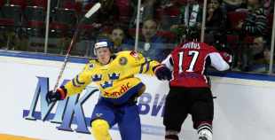 EHC: Latvija - Zviedrija 0:6