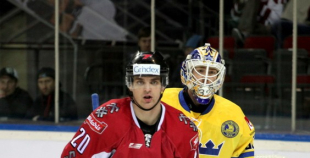 EHC: Latvija - Zviedrija 0:6
