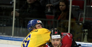 EHC: Latvija - Zviedrija 0:6
