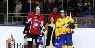 EHC: Latvija - Zviedrija 0:6