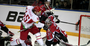 EHC: Latvija - Baltkrievija 0:3