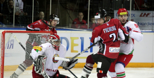 EHC: Latvija - Baltkrievija 0:3