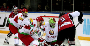 EHC: Latvija - Baltkrievija 4:1