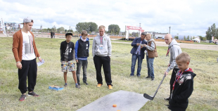 Liepājas hokejisti "Rally Kurzeme" laikā