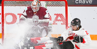 Latvija U20 - Kanāda U20 1:2 OT