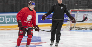 LAT hokeja izlases treniņš, Xiaomi arēnā, 8.04.2026.