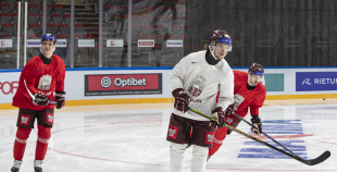 LAT hokeja izlases treniņš, Xiaomi arēnā, 8.04.2026.