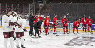 LAT hokeja izlases treniņš, Xiaomi arēnā, 8.04.2026.