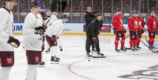 LAT hokeja izlases treniņš, Xiaomi arēnā, 8.04.2026.