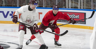 LAT hokeja izlases treniņš, Xiaomi arēnā, 8.04.2026.