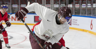 LAT hokeja izlases treniņš, Xiaomi arēnā, 8.04.2026.