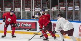 LAT hokeja izlases treniņš, Xiaomi arēnā, 8.04.2026.