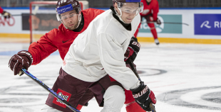 LAT hokeja izlases treniņš, Xiaomi arēnā, 8.04.2026.