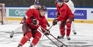 LAT hokeja izlases treniņš, Xiaomi arēnā, 8.04.2026.