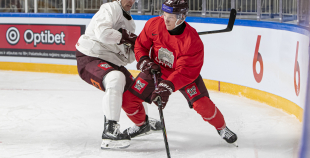 LAT hokeja izlases treniņš, Xiaomi arēnā, 8.04.2026.