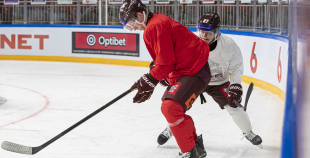 LAT hokeja izlases treniņš, Xiaomi arēnā, 8.04.2026.