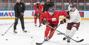 LAT hokeja izlases treniņš, Xiaomi arēnā, 8.04.2026.