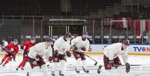 LAT hokeja izlases treniņš, Xiaomi arēnā, 8.04.2026.