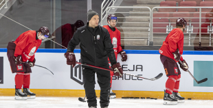 LAT hokeja izlases treniņš, Xiaomi arēnā, 8.04.2026.