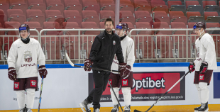 LAT hokeja izlases treniņš, Xiaomi arēnā, 8.04.2026.