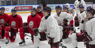 LAT hokeja izlases treniņš, Xiaomi arēnā, 8.04.2026.