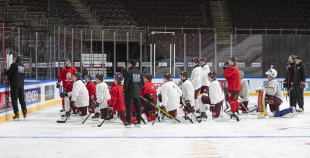 LAT hokeja izlases treniņš, Xiaomi arēnā, 8.04.2026.