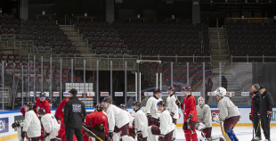 LAT hokeja izlases treniņš, Xiaomi arēnā, 8.04.2026.