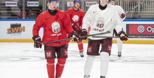 LAT hokeja izlases treniņš, Xiaomi arēnā, 8.04.2026.