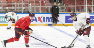 LAT hokeja izlases treniņš, Xiaomi arēnā, 8.04.2026.